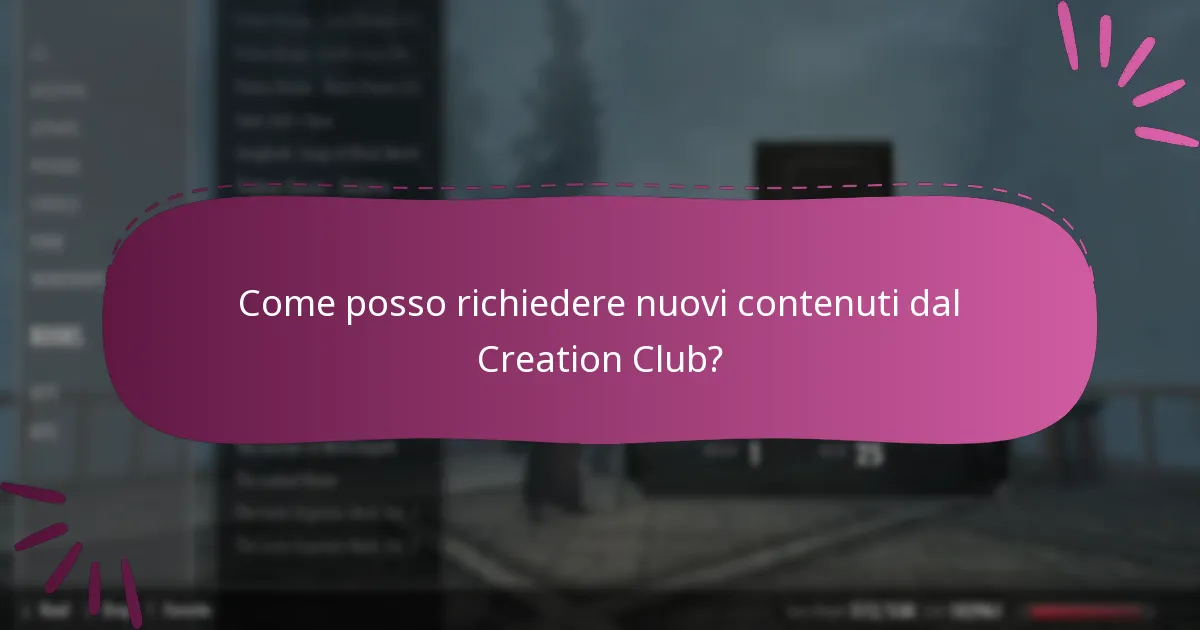 Quali sono le prossime uscite per il Creation Club della Skyrim Special Edition?