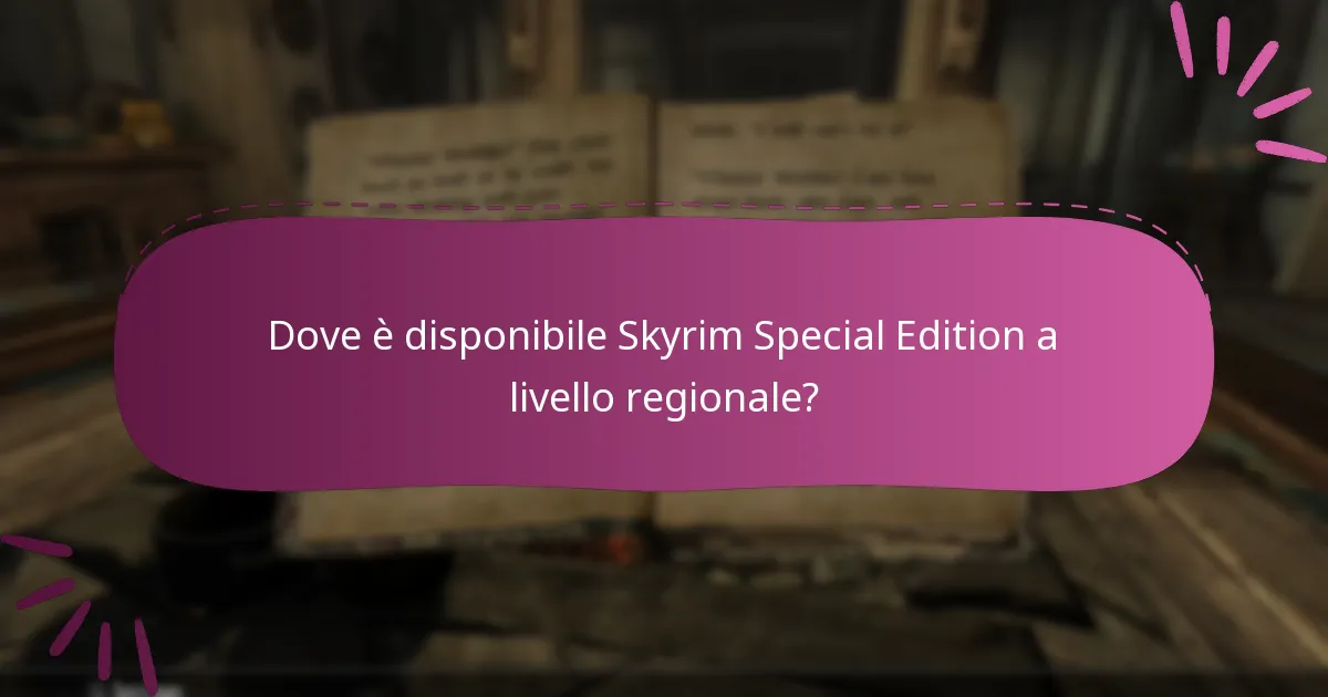 Quali sono i requisiti di compatibilità per Skyrim Special Edition?
