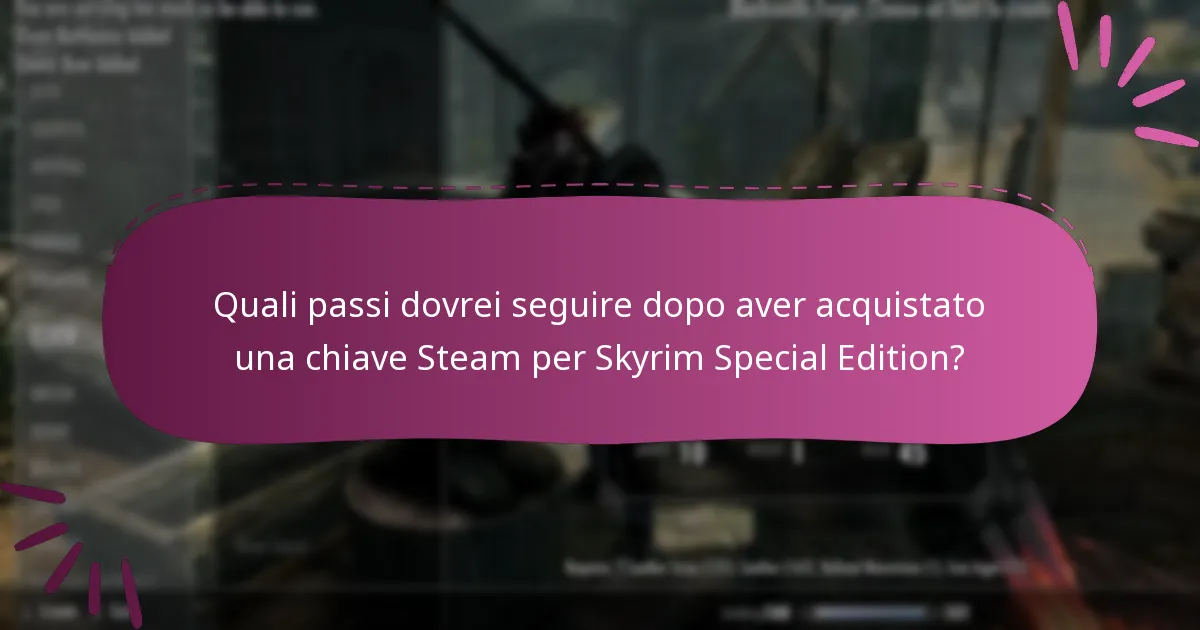 Quali sono i potenziali rischi dell’acquisto di una chiave Steam per Skyrim Special Edition?